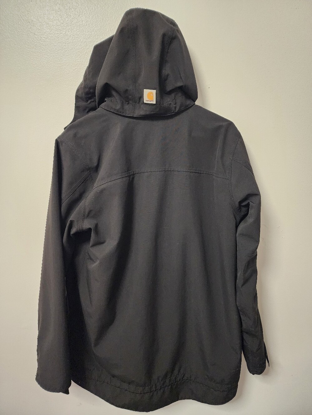 Carhartt Women's Black Storm Defender Hooded Jacket - Picture 6 of 7